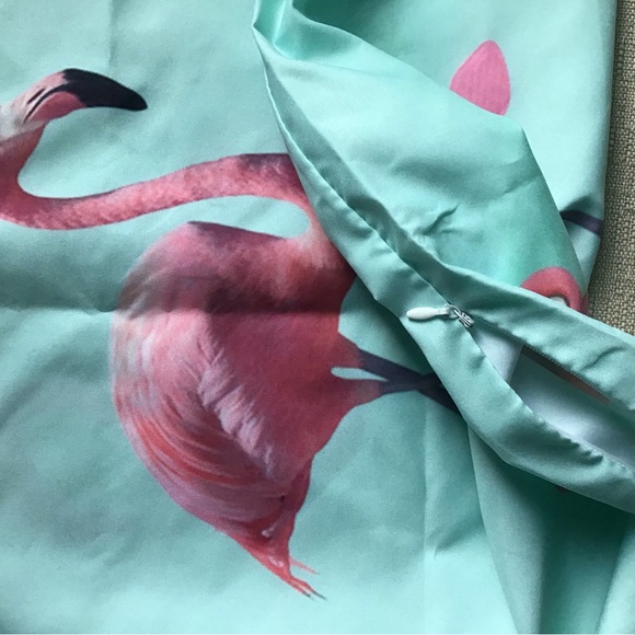 Flamingo on Skateboard Pillow Case - Picture 4 of 6